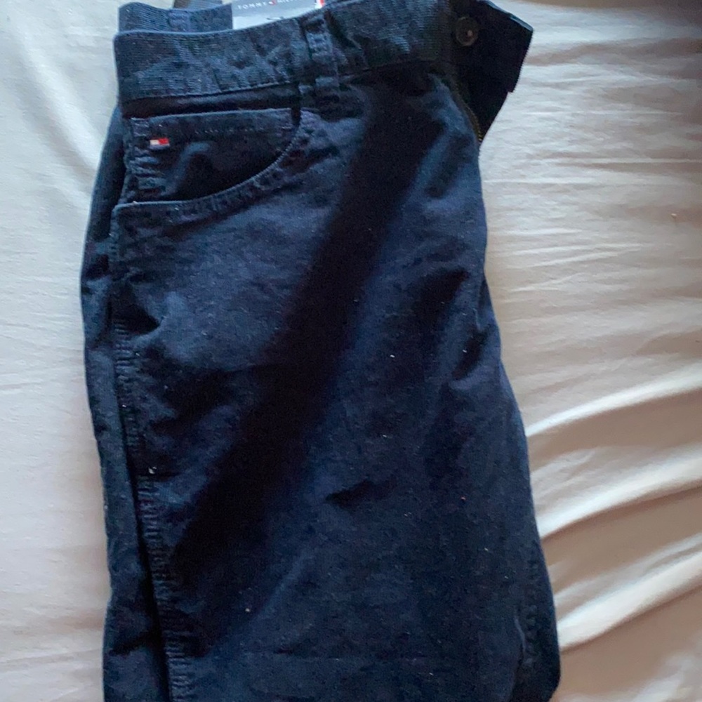 Navy corduroy pants